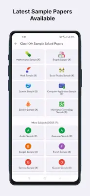 Class 10 CBSE Papers android App screenshot 5